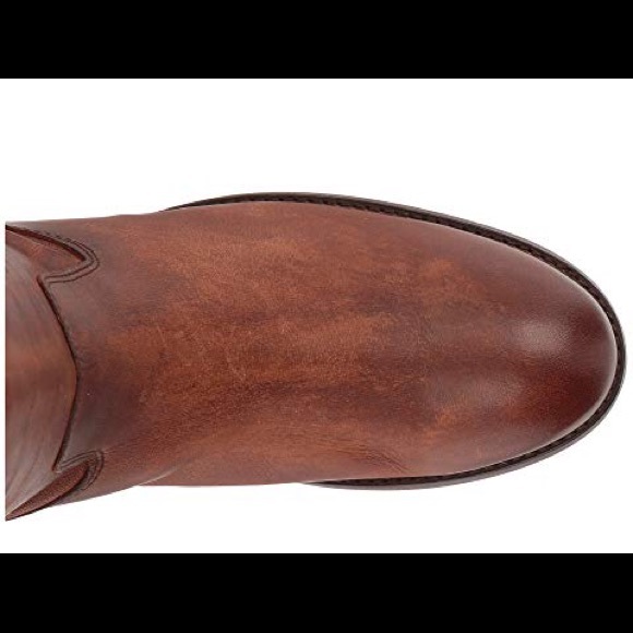 NEW⭐️FRYE⭐️tall cognac leather boots in size 9 - Picture 3 of 7